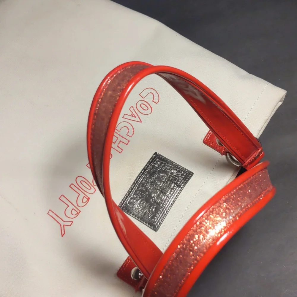 RARE Coach Poppy Cherry Chan Tote Bag - Picture 15 of 15